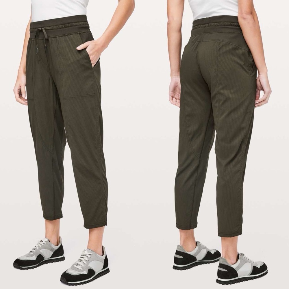 Lululemon Dance Studio Crop *25" - Dark Olive SZ 6
